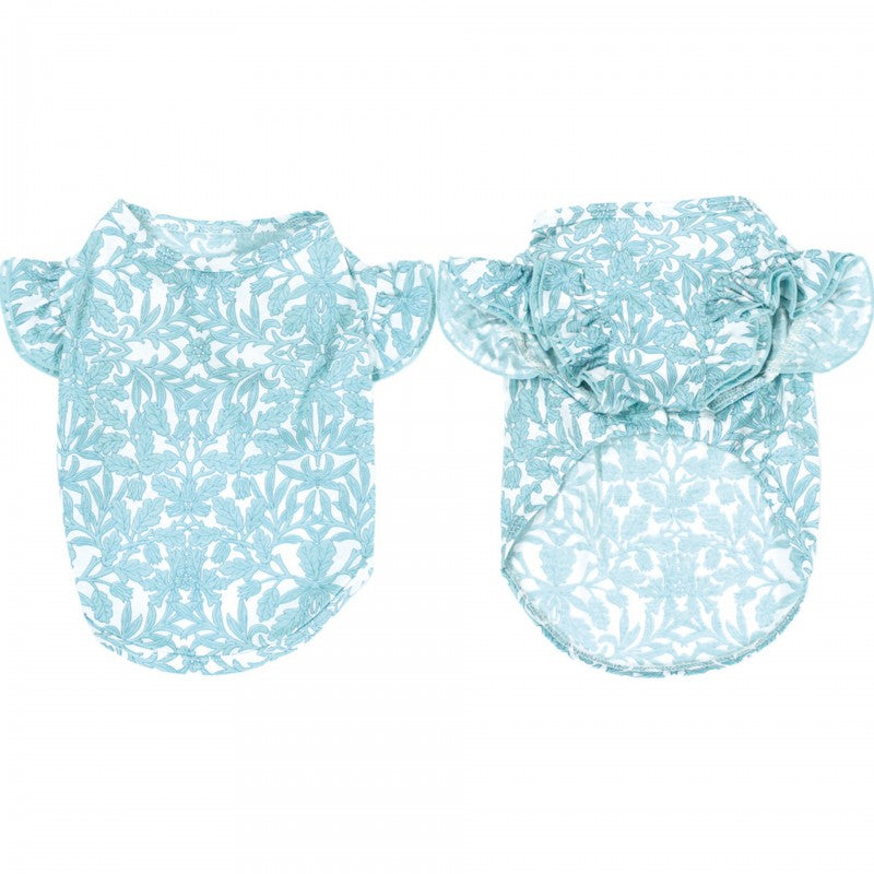 [SAD20390‐60]COOL 100/1スムース2段フリルTシャツ 20%off