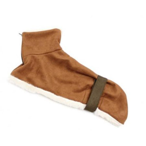 [SAD20590-86]フェイクスエード×ファーイタグレコート 20%off