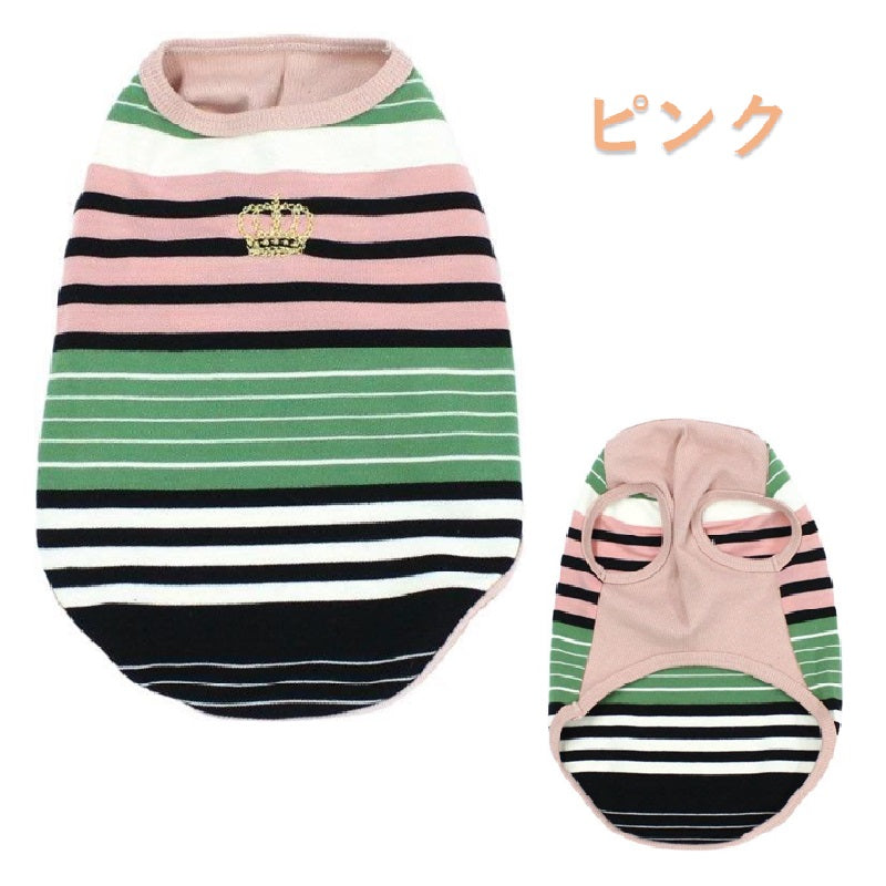 [SAD20390-40]パネルボーダーTシャツ 20%off