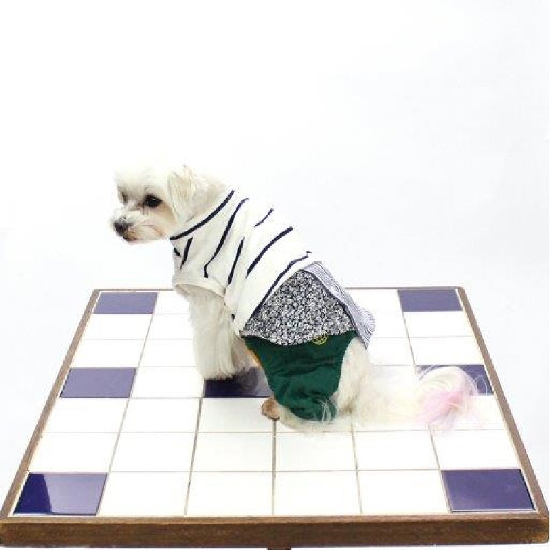 [SAD20390-38]ボーダー切り替えTシャツ 20%off