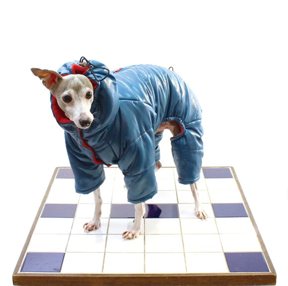 [SAD20690-76]中綿キルトロンパースイタグレ(撥水加工) 20%off