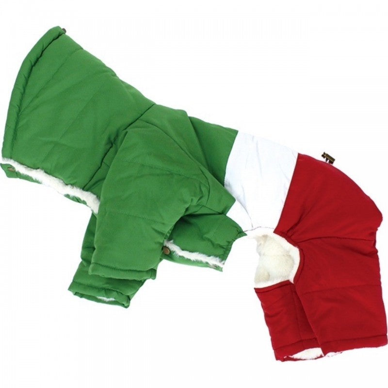 [SAD20690-82]トリコロール配色キルトイタグレロンパース 20%off