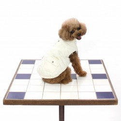 [SAD20490-55]撥水加工無地中綿キルトハイネック 20%off