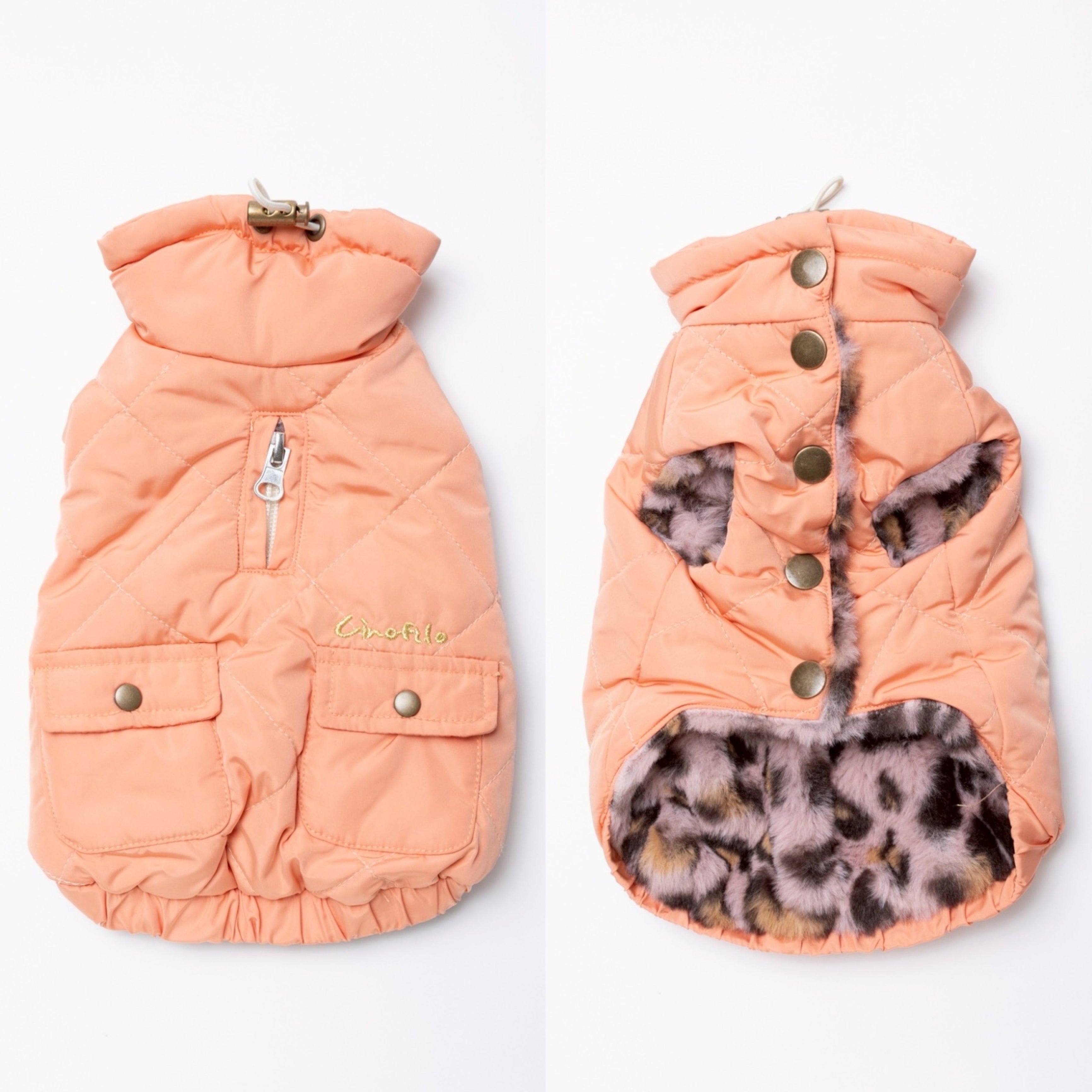 [SAD20580-1]（フレブルサイズ）撥水加工中綿キルトハイネック 20%off