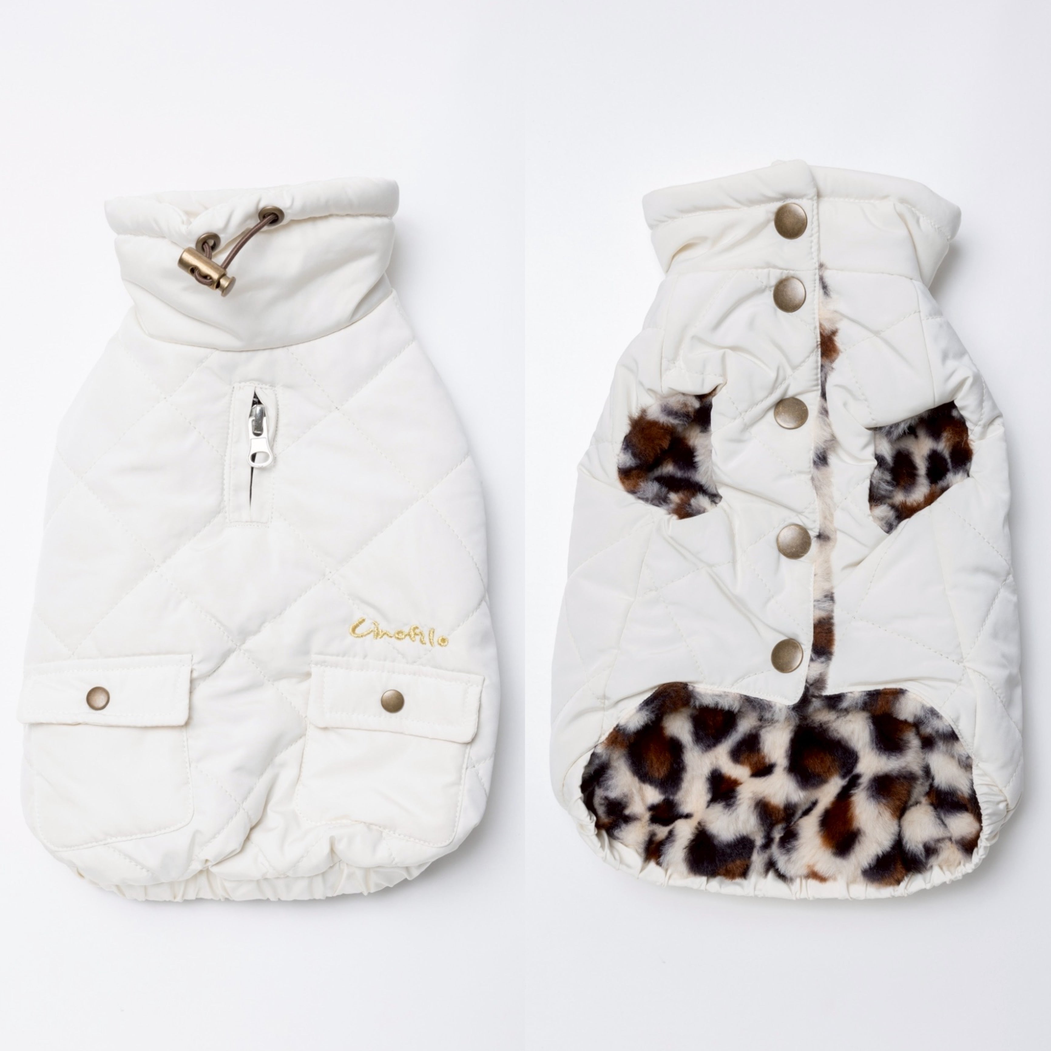 [SAD20580-1]（フレブルサイズ）撥水加工中綿キルトハイネック 20%off