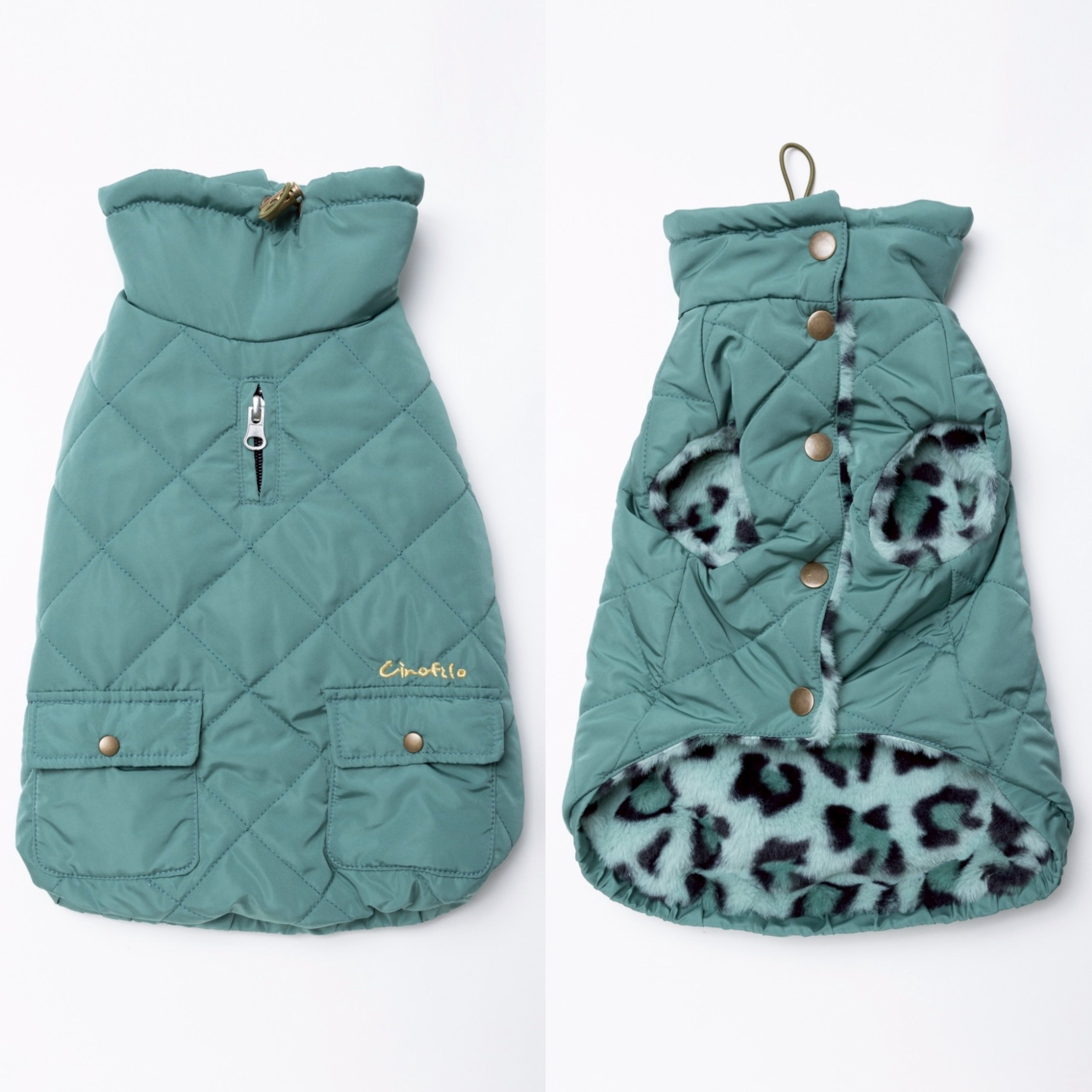 [SAD20580-1]撥水加工中綿キルトハイネック 20%off