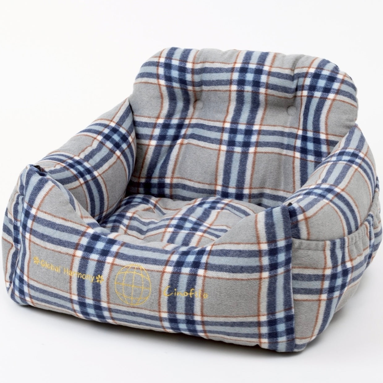 [SAD30550-88]チェック柄起毛ドライビングベッド 20%off
