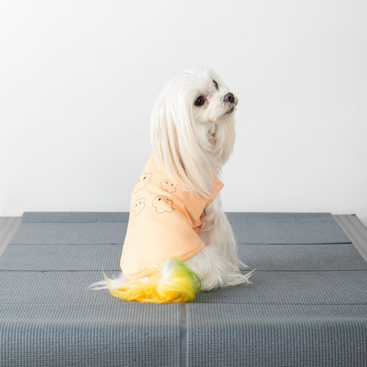 [SAD20390-96]ストレッチラブリープリントTシャツ 20%off