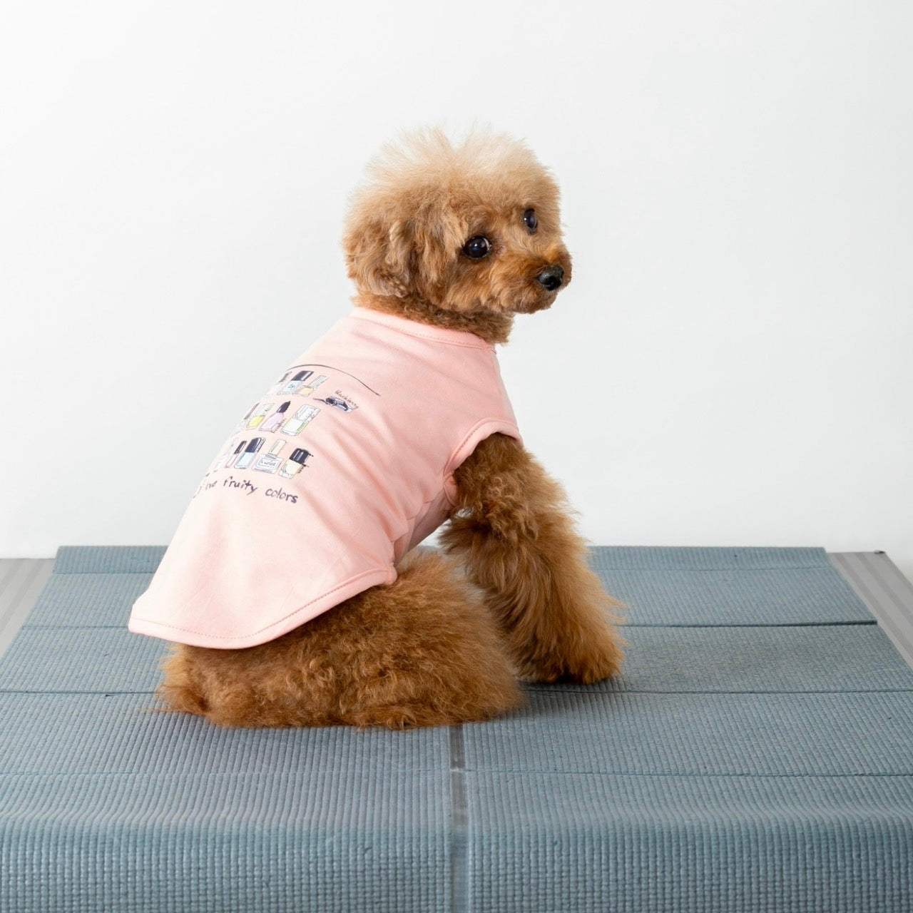 [SAD20390-95]ストレッチコスメプリントTシャツ 20%off